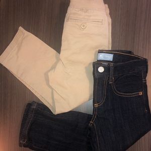 Boys GAP Khakis & Jean Bundle